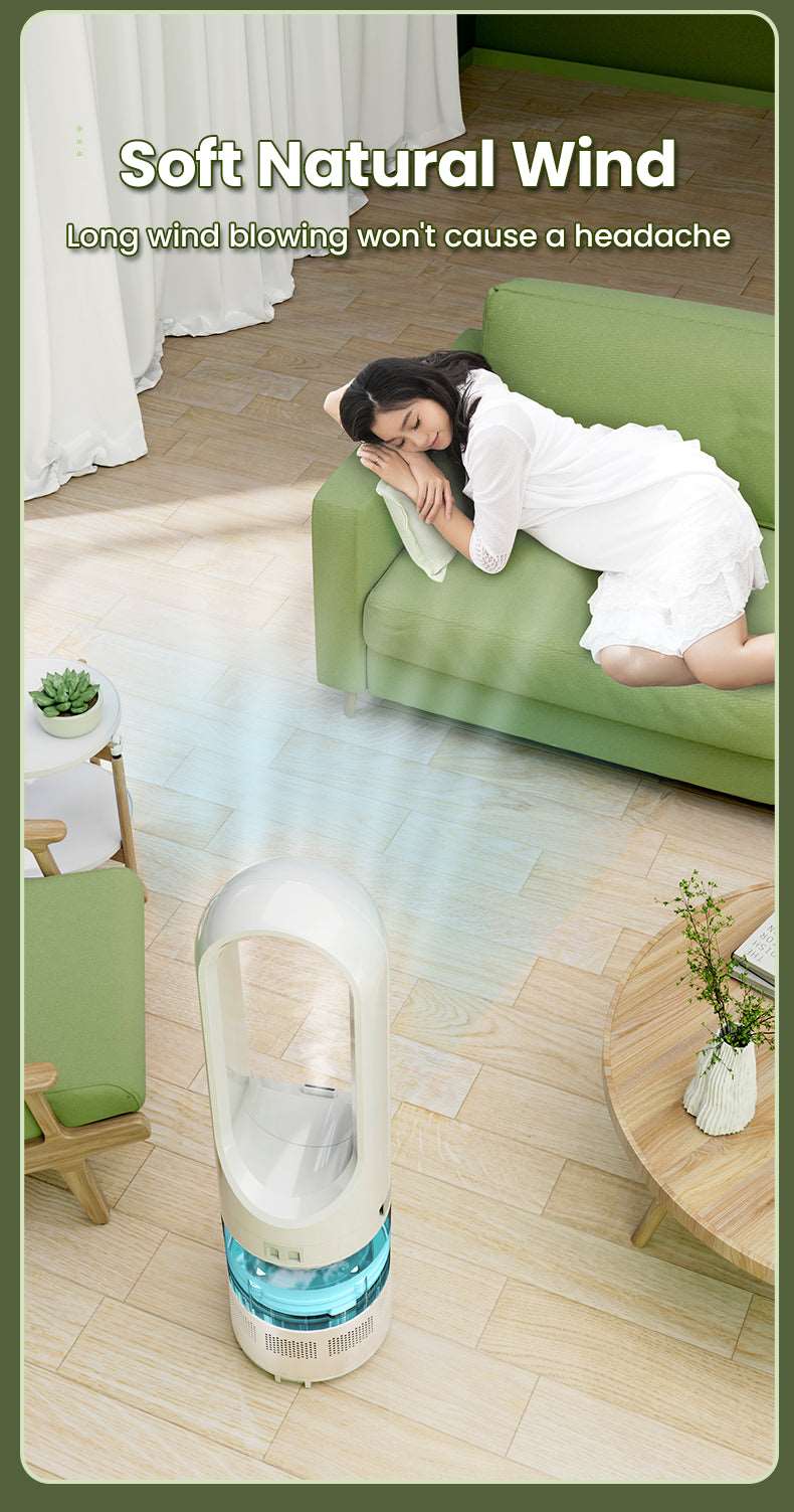 046JS humidifier bladeless fan