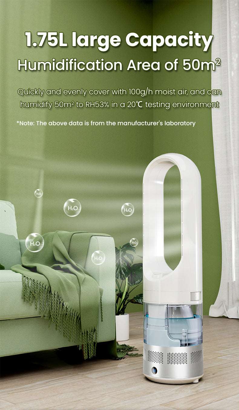 big water tank for humidifier fan