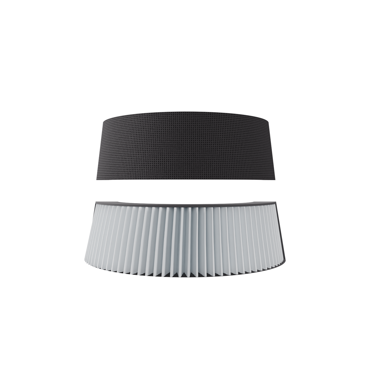 Two Filter Elements, One Carbon Fiber Mesh and One HEPA Filter