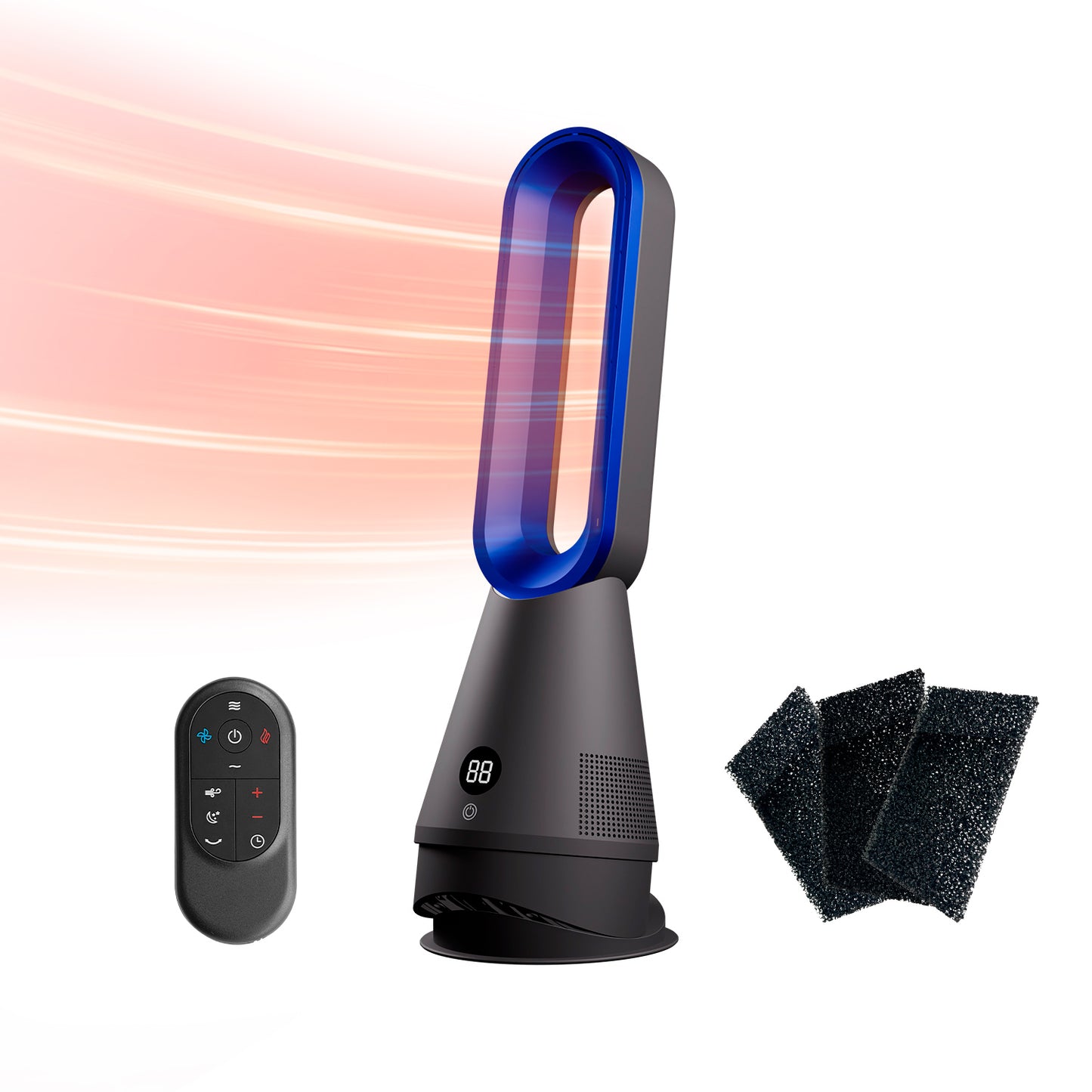 Faryuan 020LH Bladeless Tower Fan with Filter