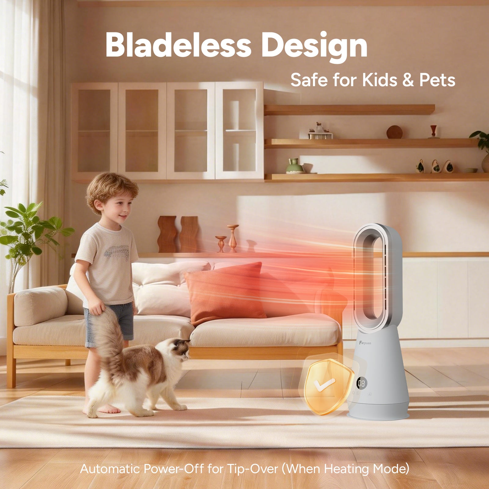 Faryuan 019LH Purifying Bladeless Fan with H11 Filter