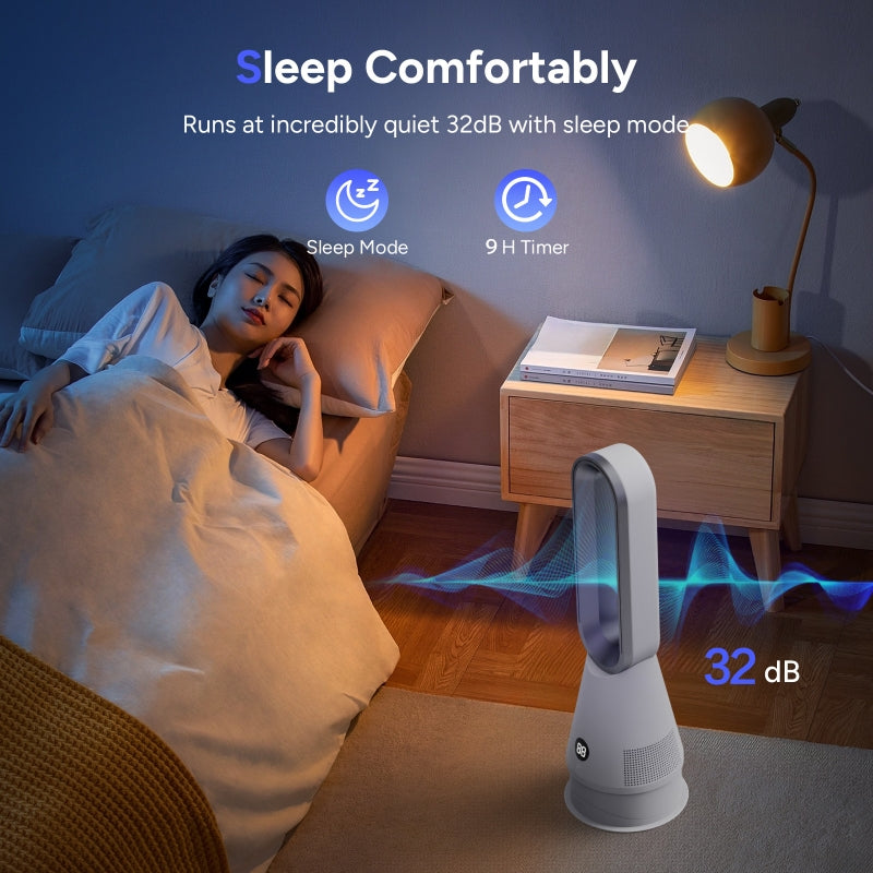 Ventilateur tour intelligent sans pales 020, nouveau design, avec filtre et purificateur d'air 