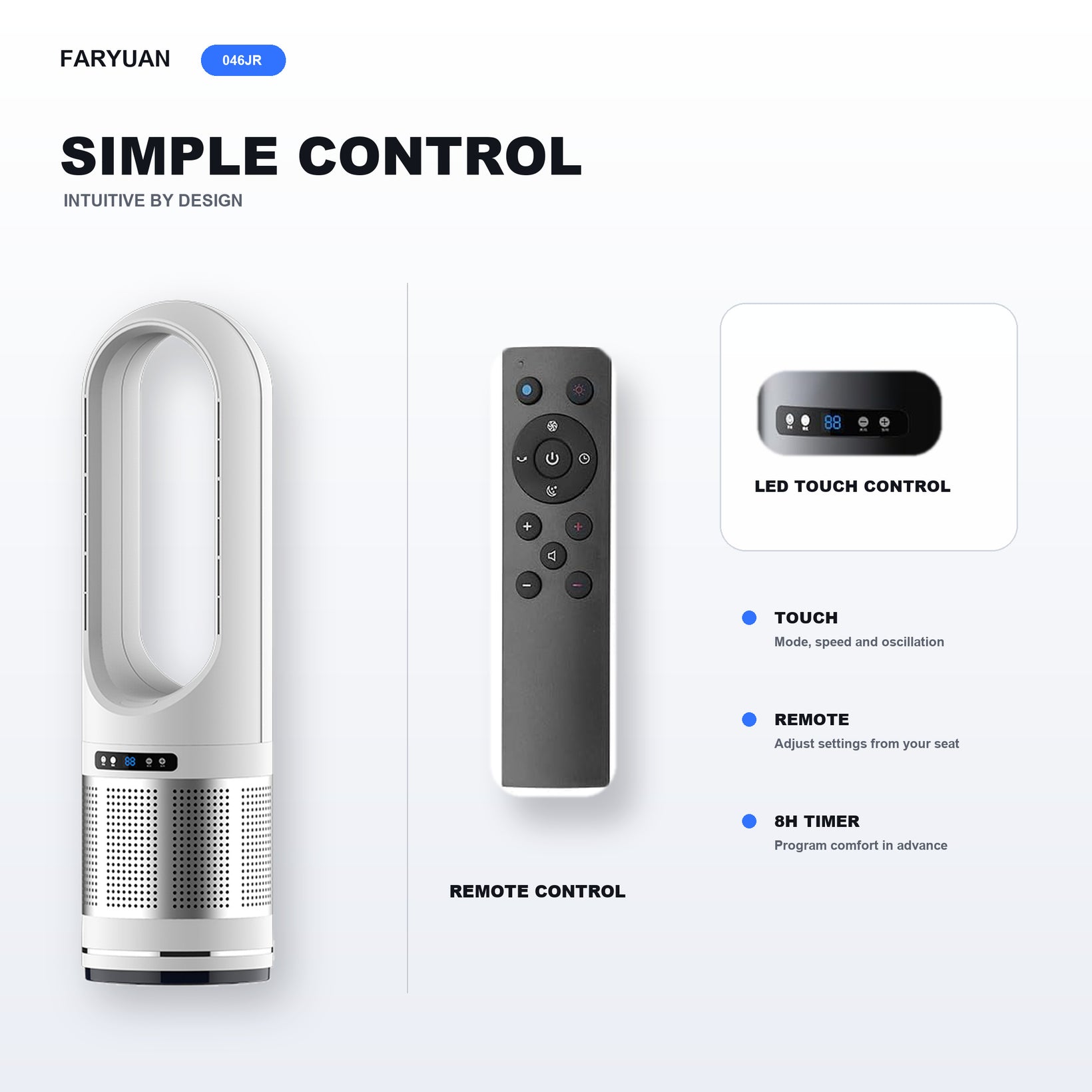 046JR Simple control
