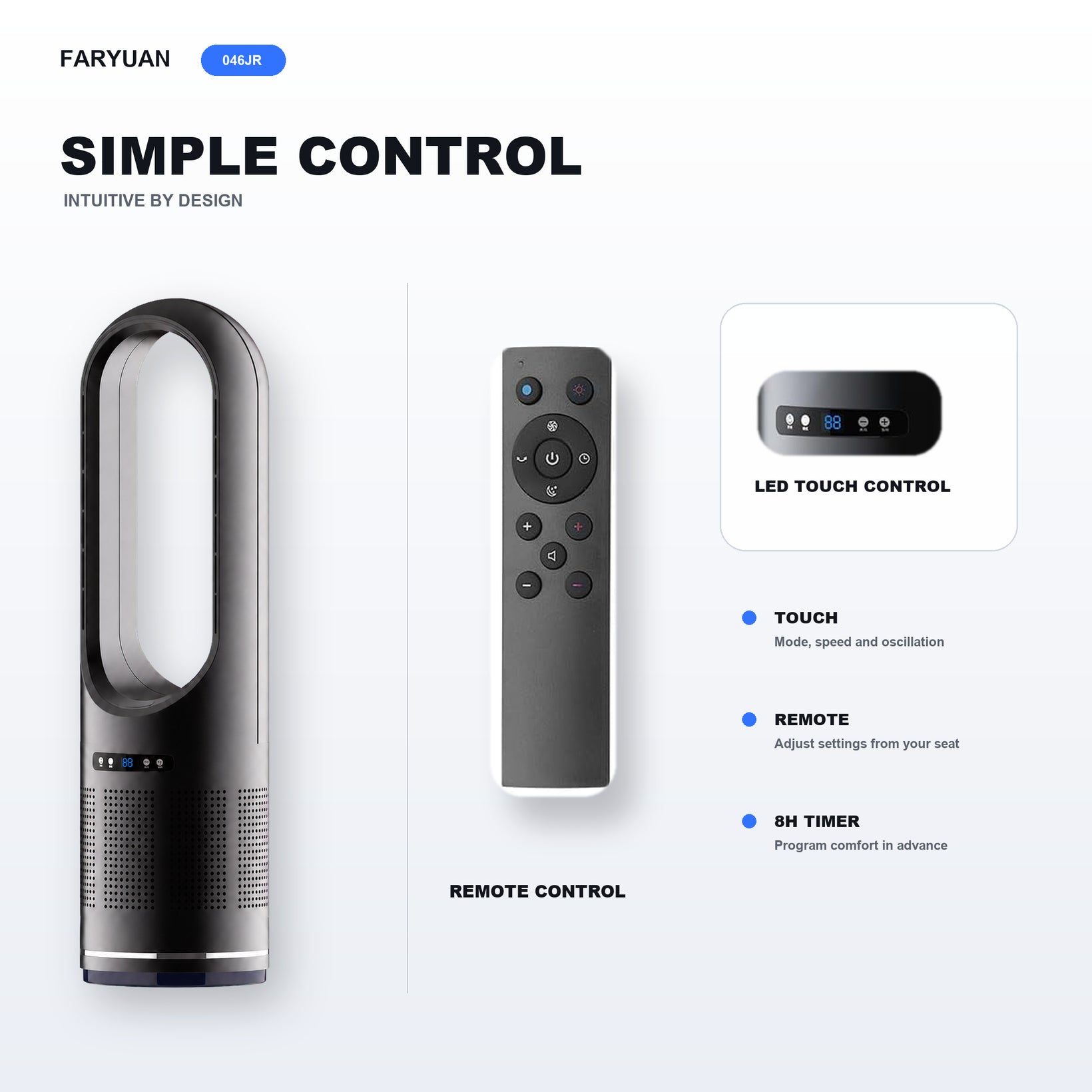 046JR Simple control